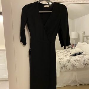 Babaton aritzia wrap dress